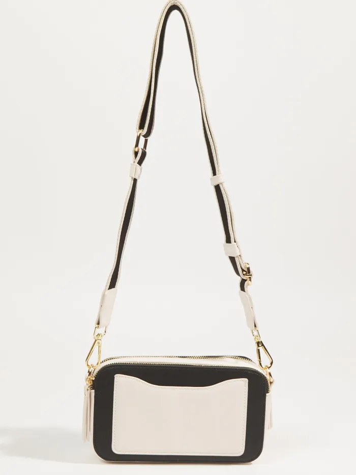 Women Altar039d State Handbags Shelby Camera Strap Bag Blackivory