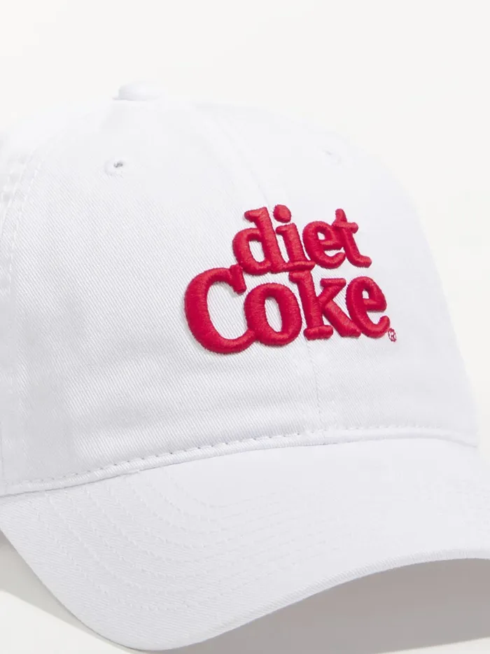 Women Altar039d State Hats Diet Soda Baseball Hat White