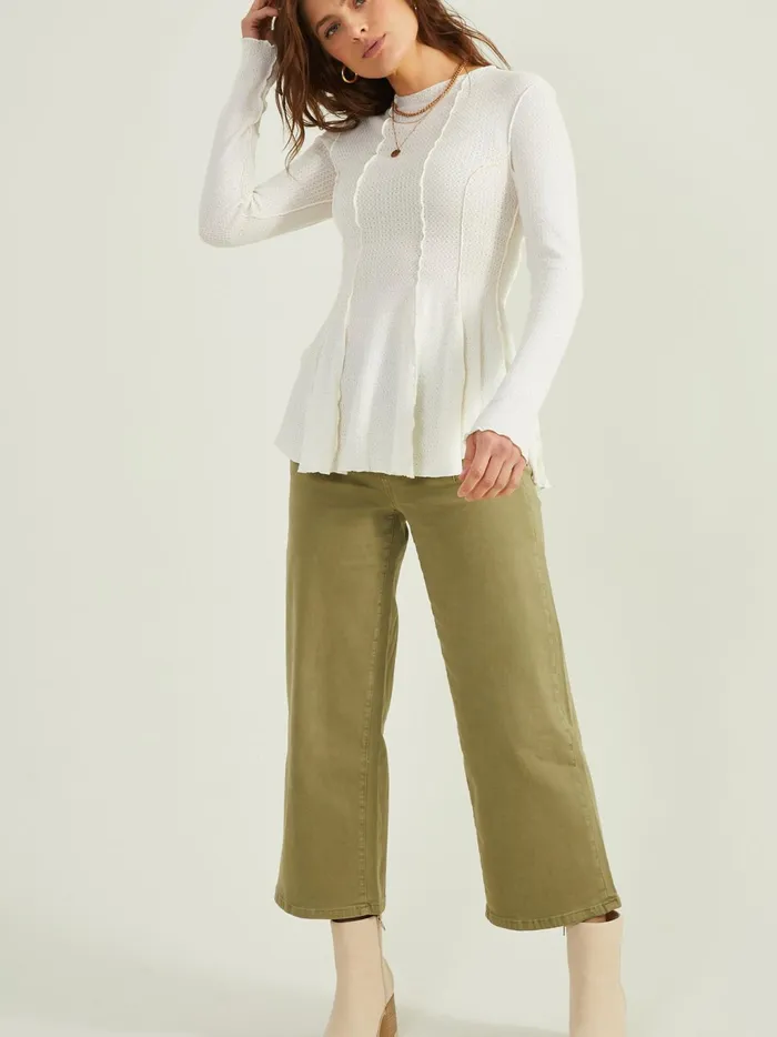 Women Altar039d State Jeans Hanna Cropped Jeans Olive