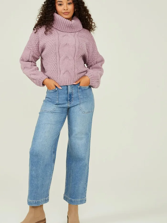 Women Altar039d State Jeans Layla Straight Jeans Mediumwash