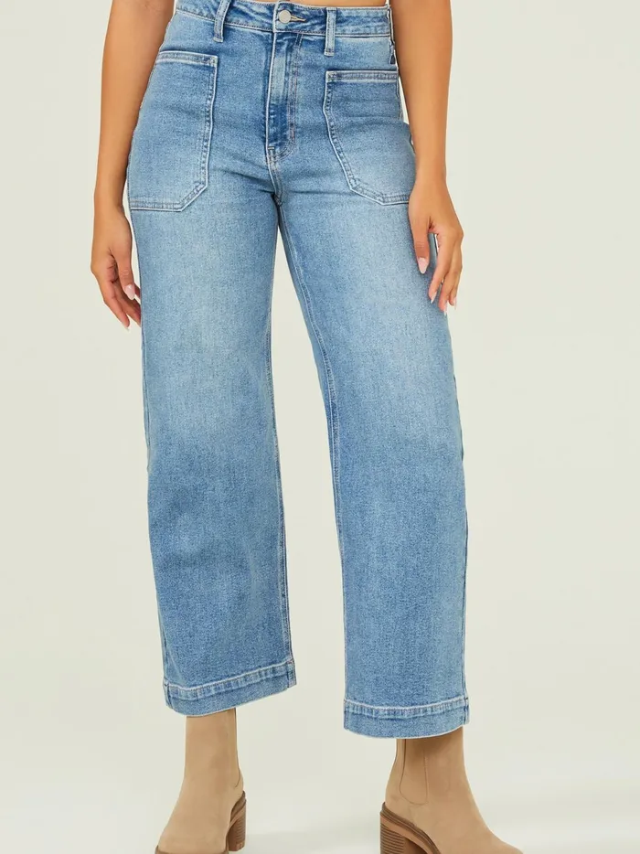 Women Altar039d State Jeans Layla Straight Jeans Mediumwash