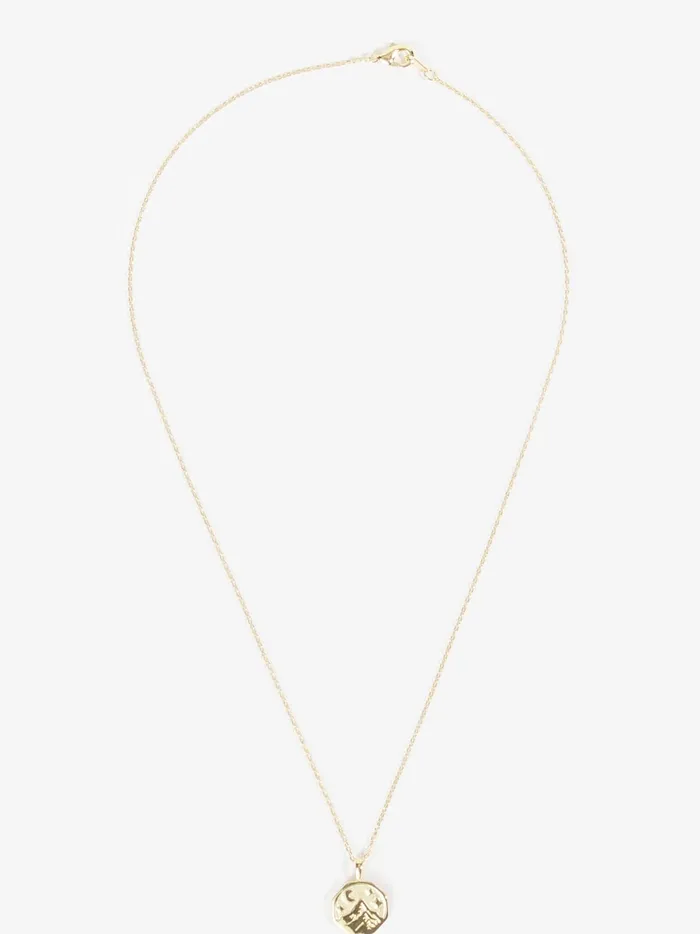 Women Altar039d State Jewelry Mountain Coin Necklace Gold