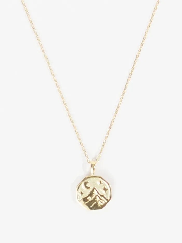 Women Altar039d State Jewelry Mountain Coin Necklace Gold