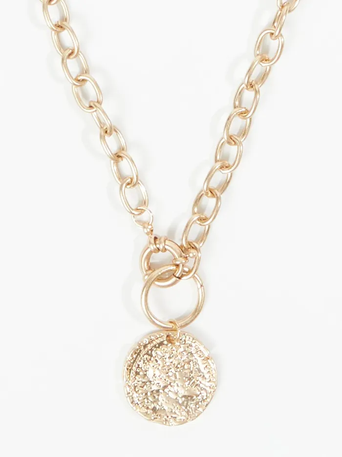Women Altar039d State Jewelry Statement Coin Necklace Worngold