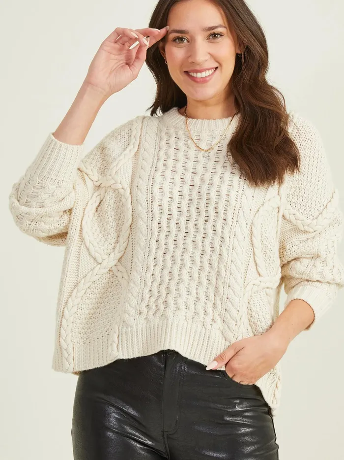 Women Altar039d State Pullovers Sharon Sweater Ivory