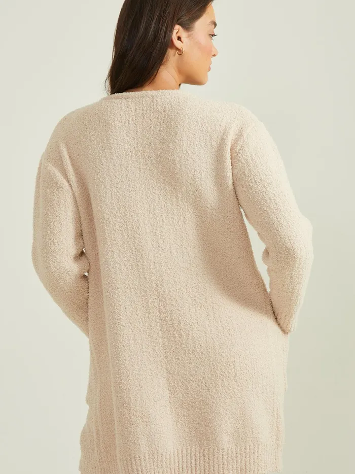 Women Altar039d State Sleep Lounge Harper Fuzzy Cardigan Taupe