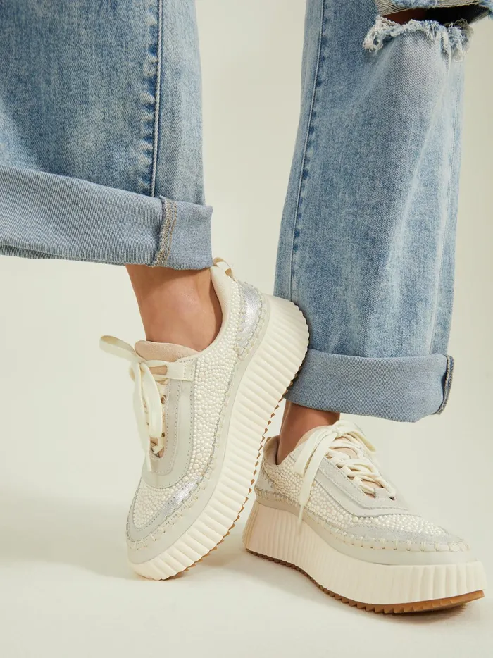 Women Altar039d State Sneakers Dolen Pearl Sneakers By Dolce Vita Vanilla