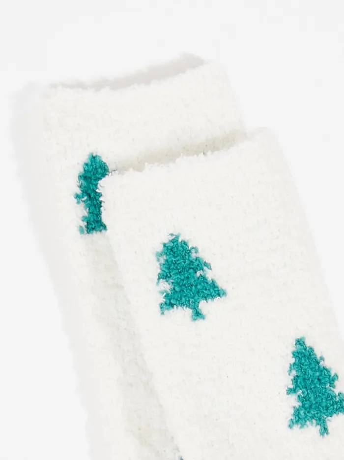 Women Altar039d State Socks Christmas Tree Icon Cozy Socks Vanilla