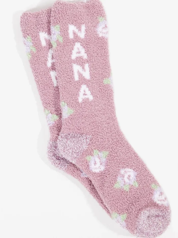 Women Altar039d State Socks Nana Floral Cozy Socks Elderberry