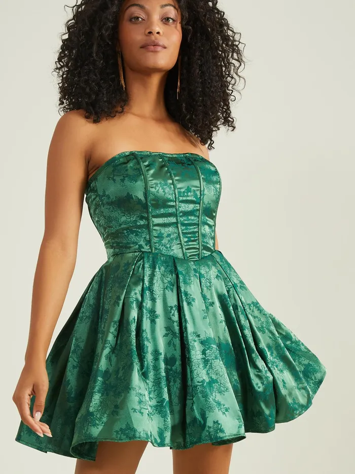 Women Altar039d State Special Occasion Ellen Corset Mini Dress Hunter