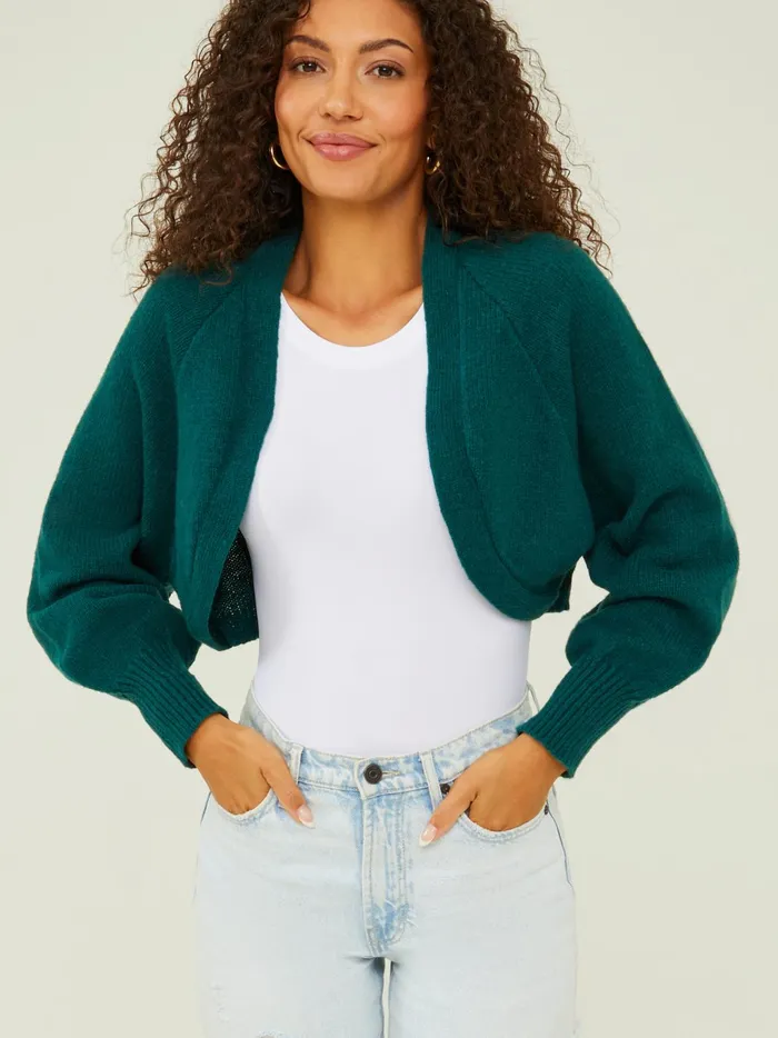 Women Altar039d State Sweaters Ayla Cropped Cardigan Hunter