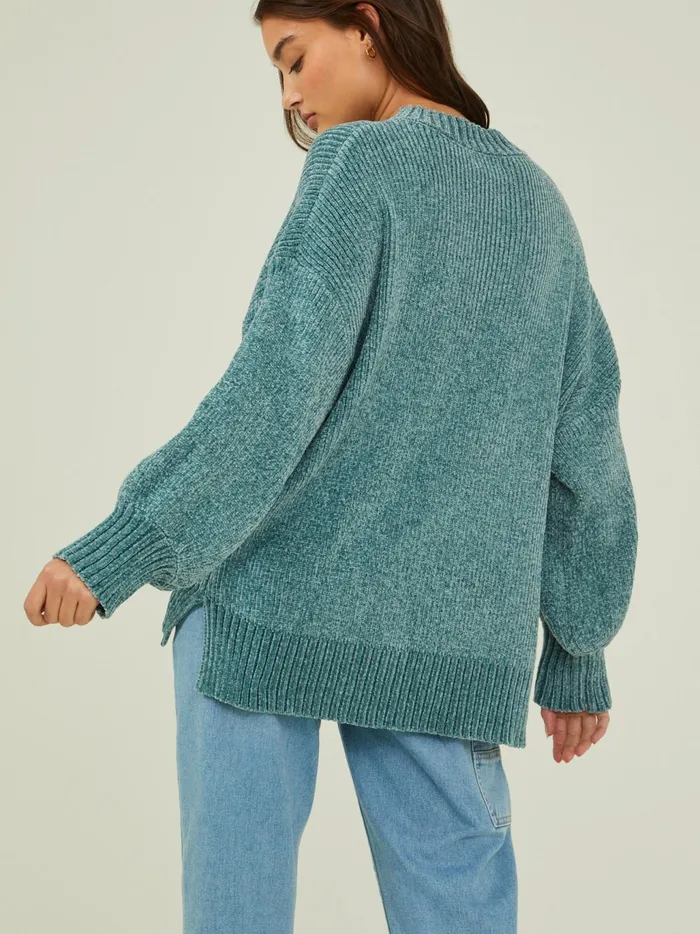 Women Altar039d State Sweaters Riley Tunic Sweater Dustyaqua