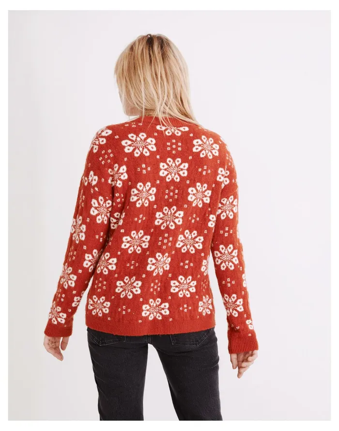 Women Althen Patterned Pullover Sweater Antique Cream Madewell Sweaters Women Althen Patterned Pullover Sweater Antique Cream Madewell Sweaters