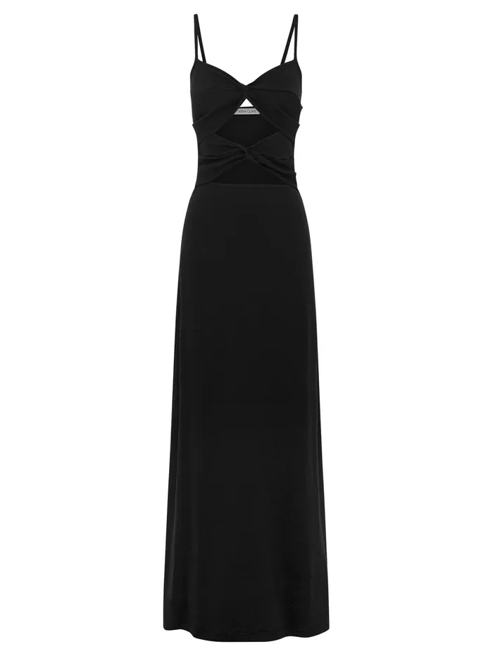 Women Anna Quan 8211 Natalia Cut Out Dress In Black Onyx The UNDONE Dresses