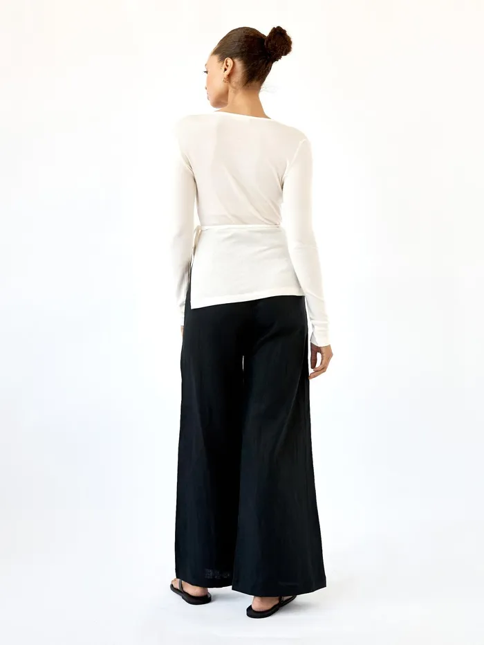 Women Arnsdorf 8211 Misty Wrap Top In White The UNDONE Tops