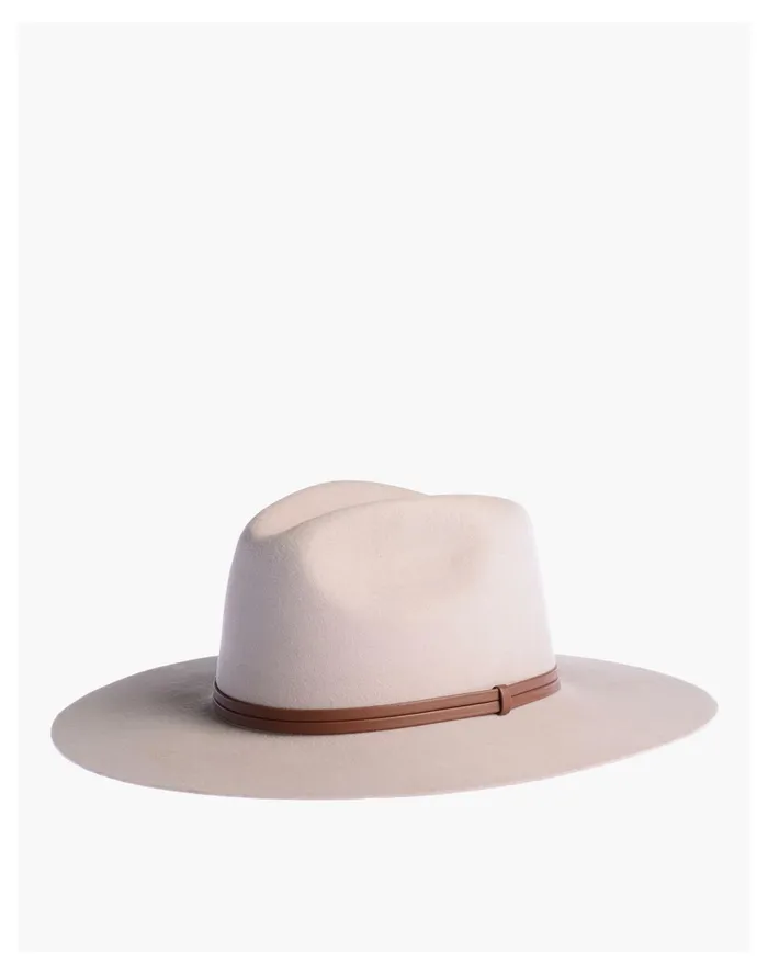 Women ASN Wool Felt Sahara Wide Brimmed Hat Taupe Madewell Hats Women ASN Wool Felt Sahara Wide Brimmed Hat Taupe Madewell Hats