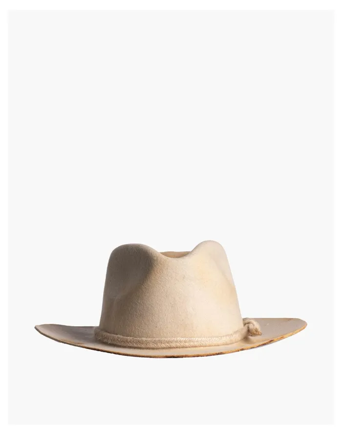 Women ASN Wool Felt St Cruz Rancher Hat Cream Madewell Hats