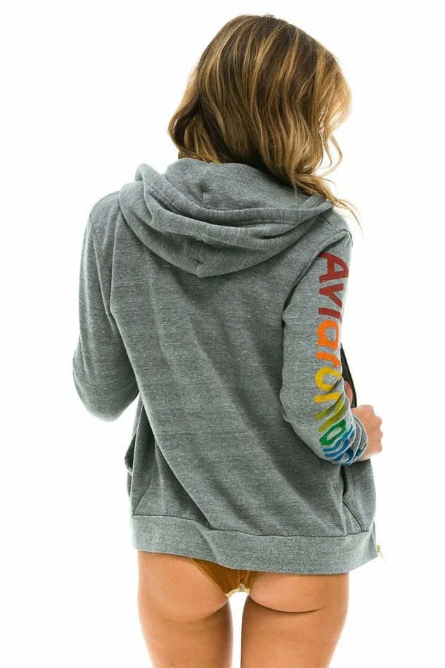 Women AVIATOR NATION AUSTIN HOODIE 8211 HEATHER GREY Aviator Nation Hoodies Women AVIATOR NATION AUSTIN HOODIE 8211 HEATHER GREY Aviator Nation Hoodies