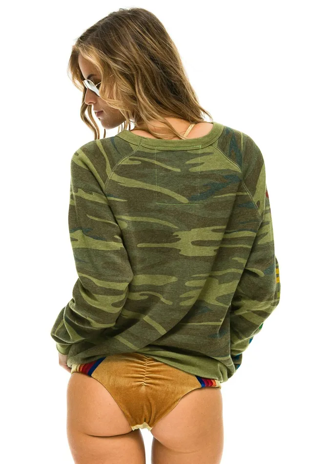 Women AVIATOR NATION LAS VEGAS SWEATSHIRT 8211 CAMO Aviator Nation UnisexCrewSweatshirt Women AVIATOR NATION LAS VEGAS SWEATSHIRT 8211 CAMO Aviator Nation UnisexCrewSweatshirt