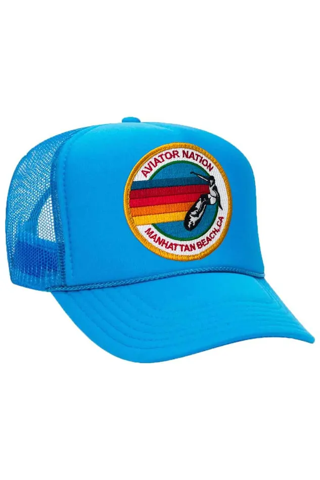 Women AVIATOR NATION MANHATTAN BEACH TRUCKER HAT Aviator Nation TruckerHats Women AVIATOR NATION MANHATTAN BEACH TRUCKER HAT Aviator Nation TruckerHats