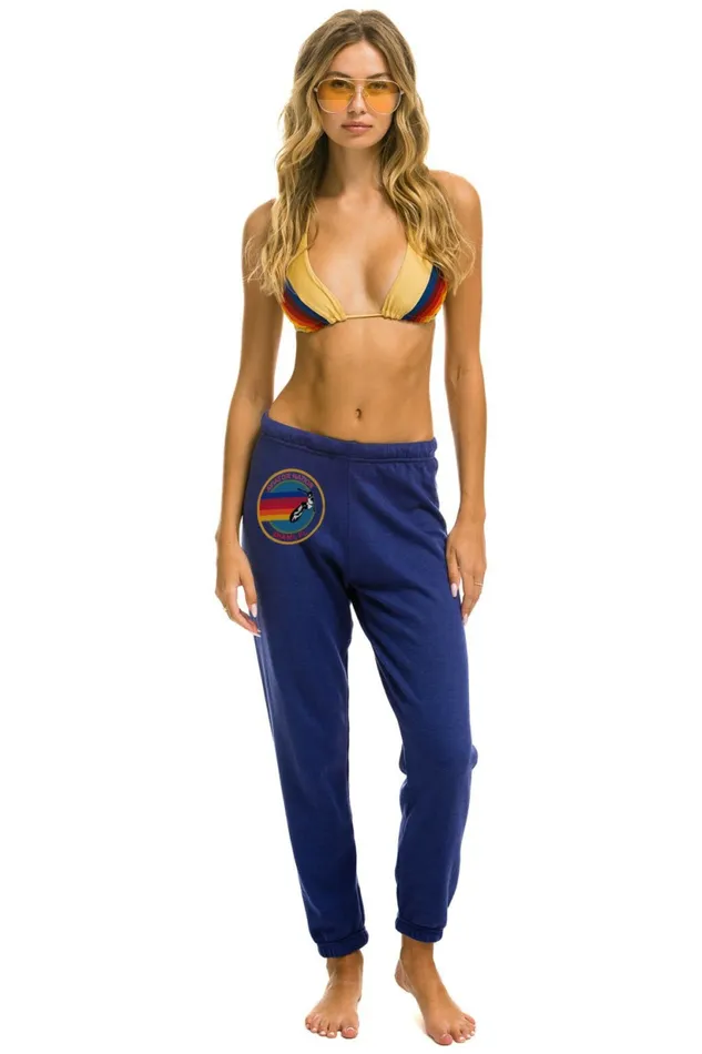Women AVIATOR NATION MIAMI SWEATPANTS 8211 PURPLE Aviator Nation Sweatpants