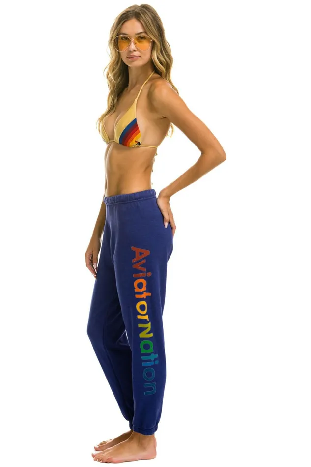 Women AVIATOR NATION MIAMI SWEATPANTS 8211 PURPLE Aviator Nation Sweatpants Women AVIATOR NATION MIAMI SWEATPANTS 8211 PURPLE Aviator Nation Sweatpants