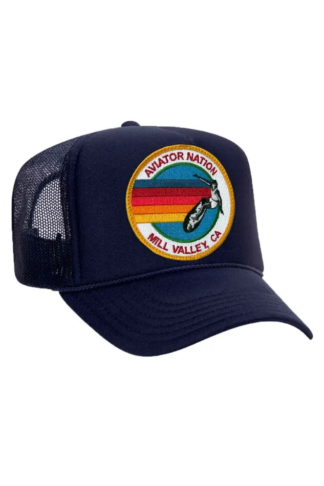 Women AVIATOR NATION MILL VALLEY TRUCKER HAT Aviator Nation TruckerHats Women AVIATOR NATION MILL VALLEY TRUCKER HAT Aviator Nation TruckerHats
