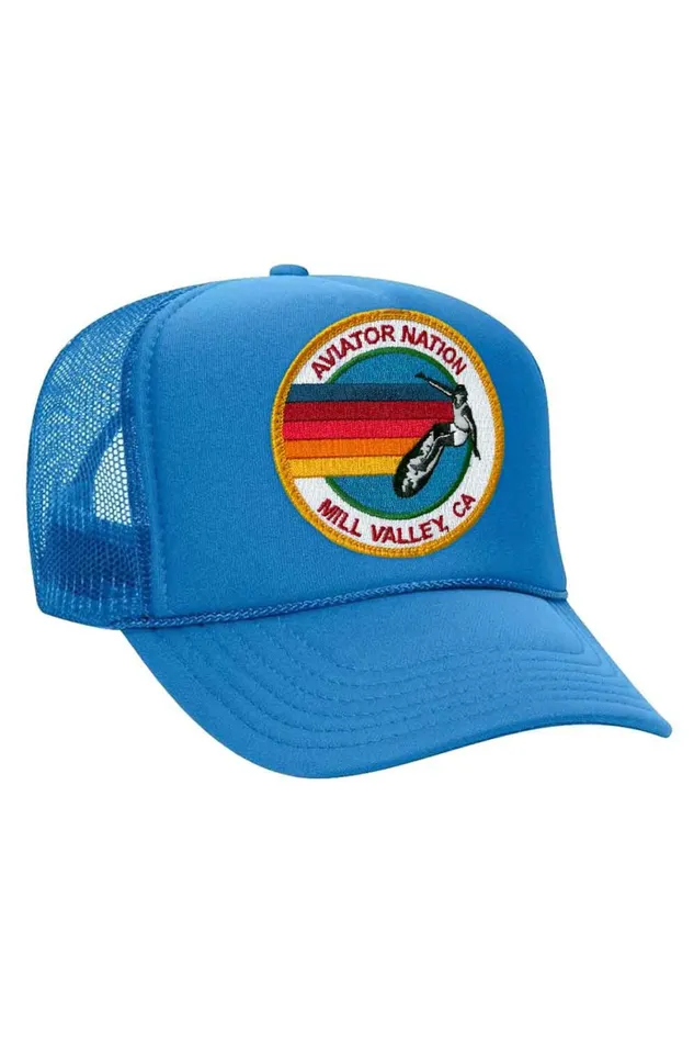 Women AVIATOR NATION MILL VALLEY TRUCKER HAT Aviator Nation TruckerHats Women AVIATOR NATION MILL VALLEY TRUCKER HAT Aviator Nation TruckerHats