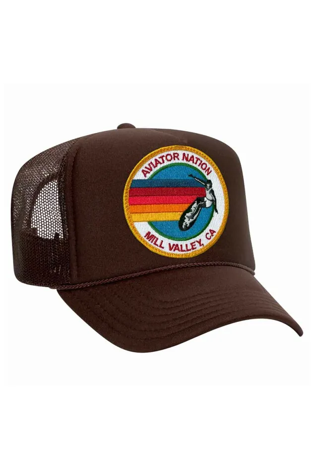Women AVIATOR NATION MILL VALLEY TRUCKER HAT Aviator Nation TruckerHats Women AVIATOR NATION MILL VALLEY TRUCKER HAT Aviator Nation TruckerHats