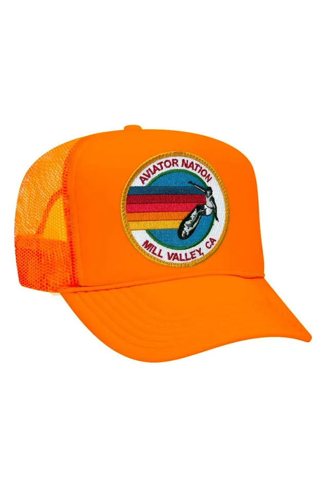 Women AVIATOR NATION MILL VALLEY TRUCKER HAT Aviator Nation TruckerHats Women AVIATOR NATION MILL VALLEY TRUCKER HAT Aviator Nation TruckerHats