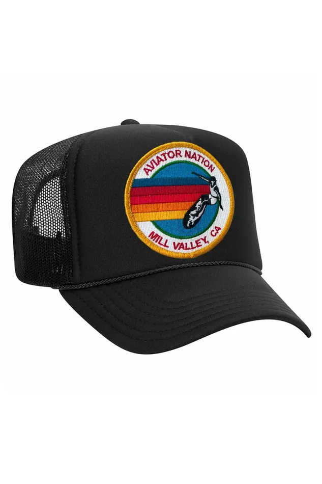 Women AVIATOR NATION MILL VALLEY TRUCKER HAT Aviator Nation TruckerHats Women AVIATOR NATION MILL VALLEY TRUCKER HAT Aviator Nation TruckerHats