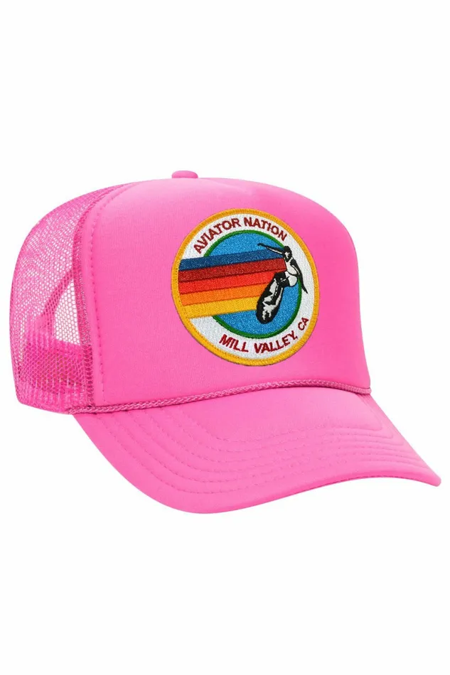 Women AVIATOR NATION MILL VALLEY TRUCKER HAT Aviator Nation TruckerHats Women AVIATOR NATION MILL VALLEY TRUCKER HAT Aviator Nation TruckerHats