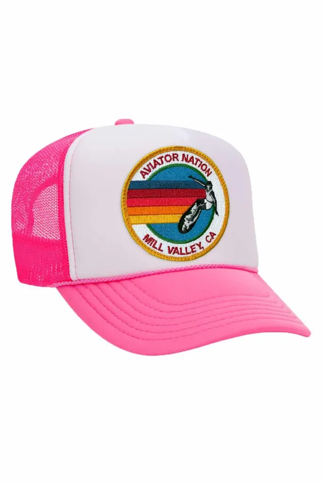 Women AVIATOR NATION MILL VALLEY TRUCKER HAT Aviator Nation TruckerHats Women AVIATOR NATION MILL VALLEY TRUCKER HAT Aviator Nation TruckerHats