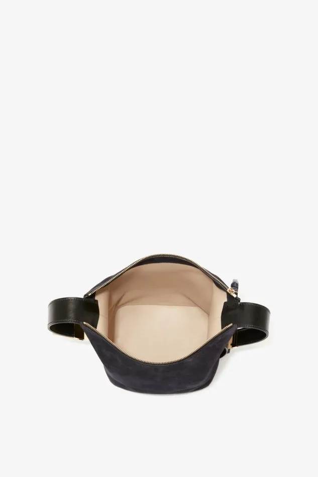 Women Bags Victoria Beckham Medium Belt Bag In Dark Navy Suede