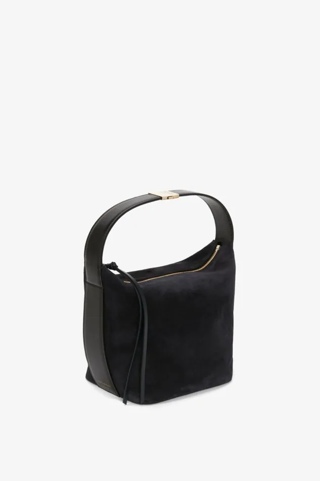 Women Bags Victoria Beckham Medium Belt Bag In Dark Navy Suede