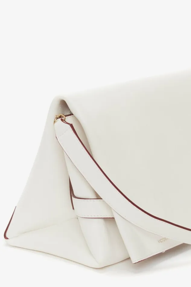 Women Bags Victoria Beckham Mini Chain Pouch In White Leather