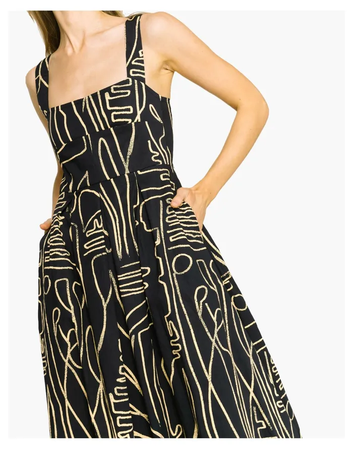 Women BEL KAZAN Janie Dress Black Multi Madewell Dresses Women BEL KAZAN Janie Dress Black Multi Madewell Dresses