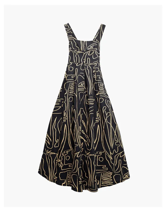 Women BEL KAZAN Janie Dress Black Multi Madewell Dresses Women BEL KAZAN Janie Dress Black Multi Madewell Dresses
