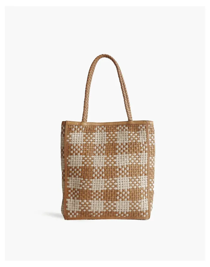 Women BEMBIEN Le Tote Brown Multi Madewell Totes