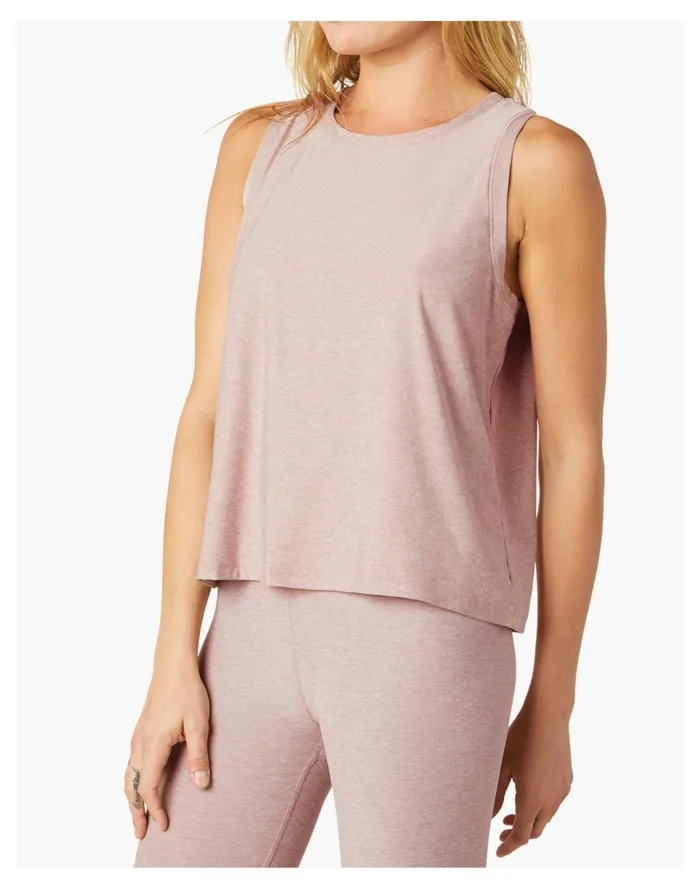 Women Beyond Yoga Balance Tank Brown Madewell Activewear