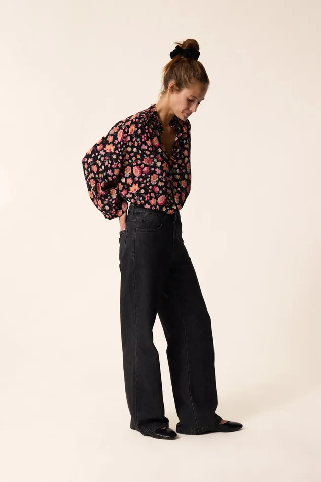Women Blouse Elizon Windy Blouse Viscose Multicolore Des Petits Hauts Blouses Shirts and Tops