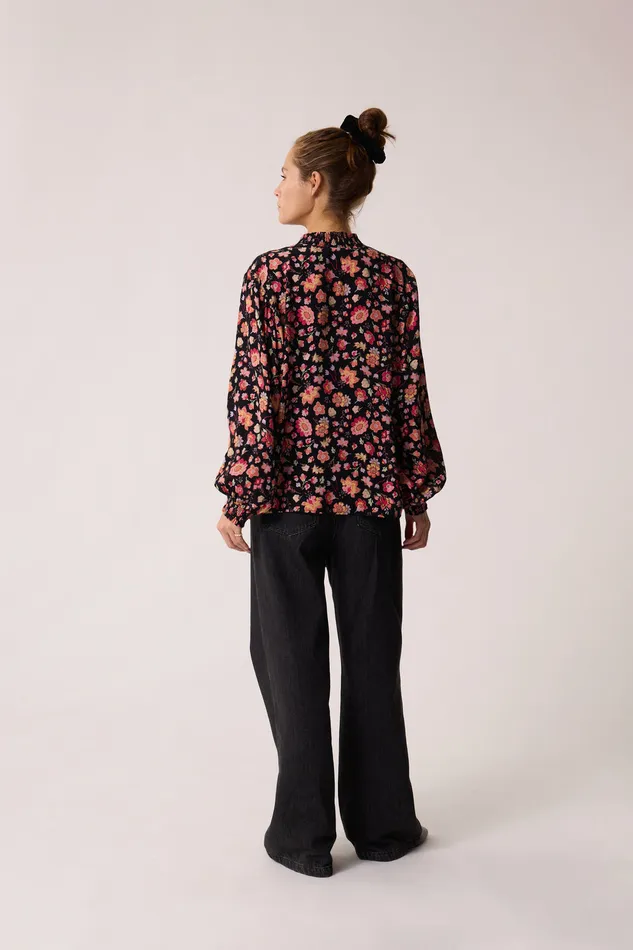 Women Blouse Elizon Windy Blouse Viscose Multicolore Des Petits Hauts Blouses Shirts and Tops