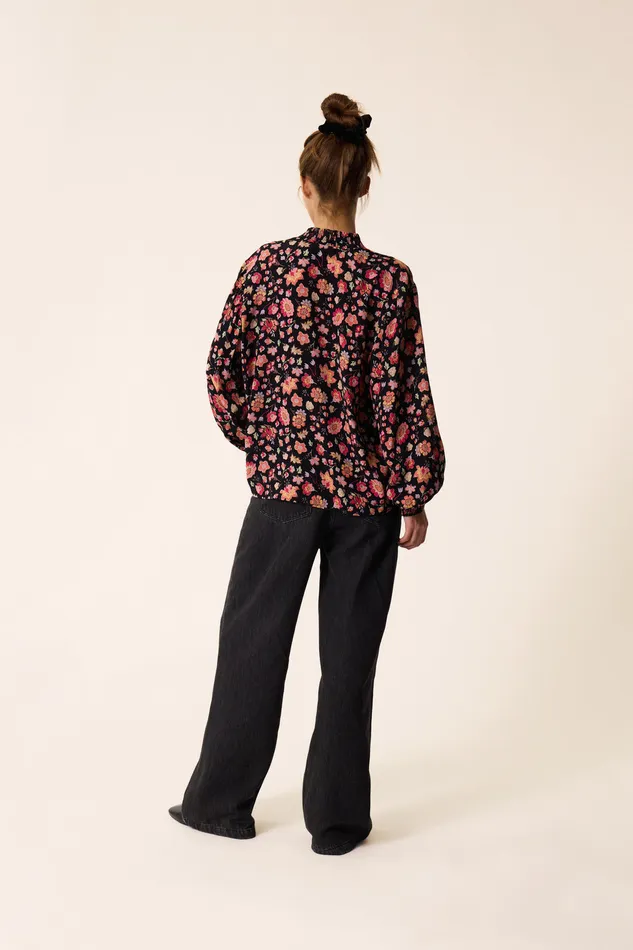 Women Blouse Elizon Windy Blouse Viscose Multicolore Des Petits Hauts Blouses Shirts and Tops