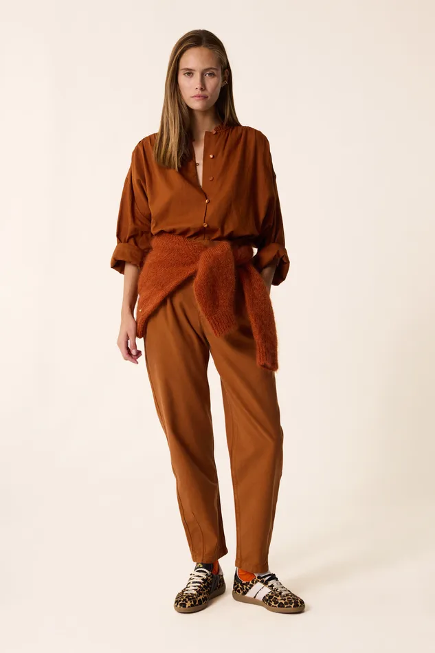 Women Blouse Rudy Ecureuil Blouse Coton Marron Chaud Des Petits Hauts Blouses Shirts and Tops Women Blouse Rudy Ecureuil Blouse Coton Marron Chaud Des Petits Hauts Blouses Shirts and Tops