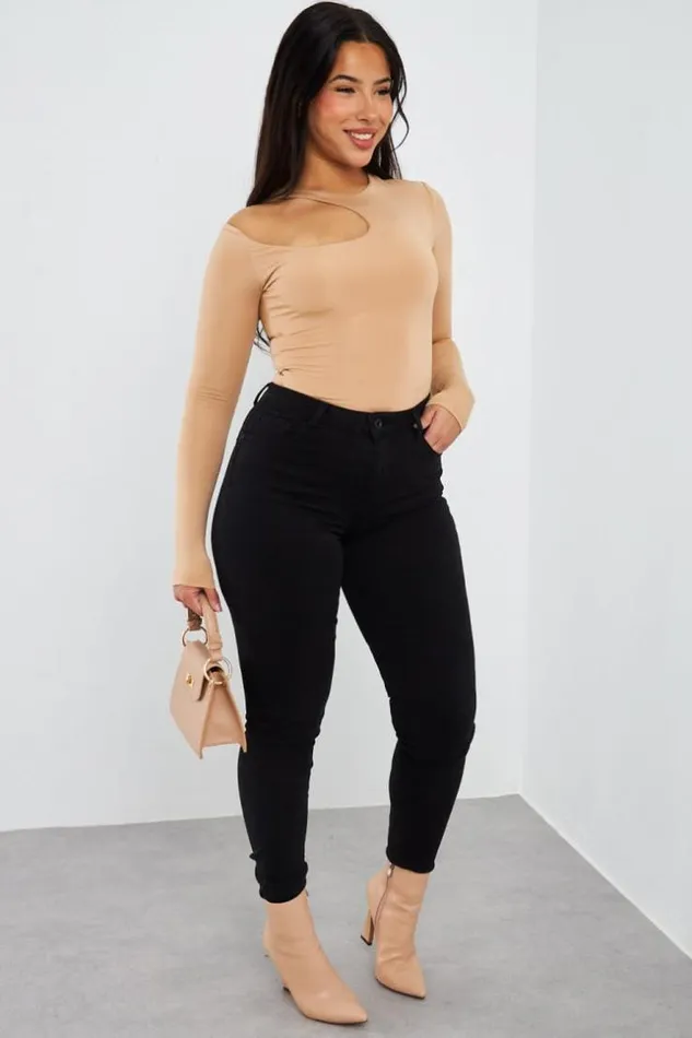 Women Body Moulant Beige Ajour Beige Brentiny Paris Bodies