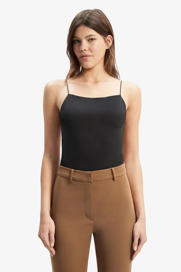 Women Bodysuits Bardot Jasminka Jersey Bodysuit In Black Black