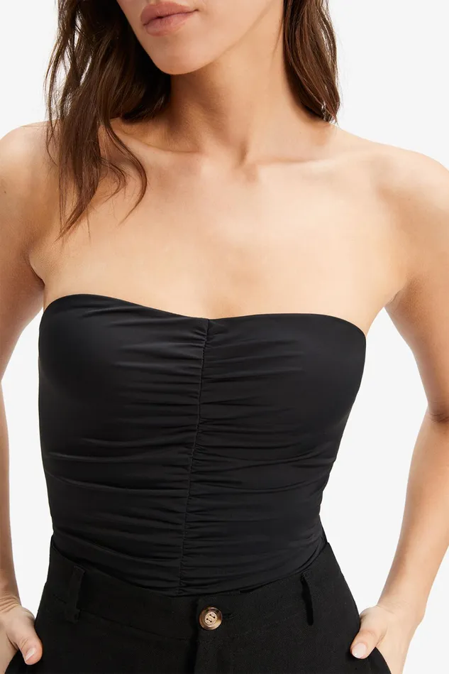 Women Bodysuits Bardot Nyra Jersey Bodysuit In Black Black Women Bodysuits Bardot Nyra Jersey Bodysuit In Black Black
