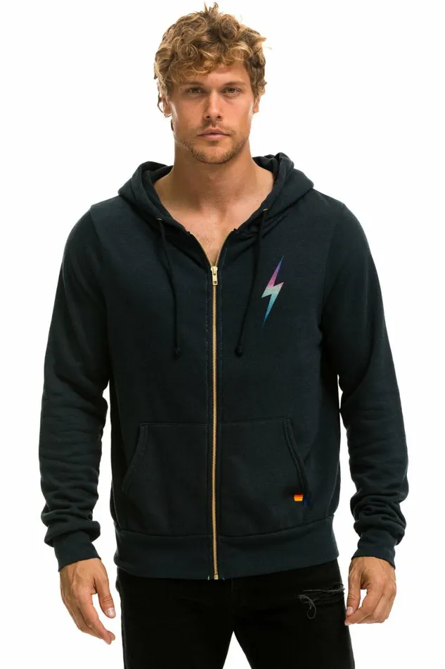 Women BOLT HOODIE 8211 CHARCOAL RAINBOW PINK Aviator Nation BoltCollection Women BOLT HOODIE 8211 CHARCOAL RAINBOW PINK Aviator Nation BoltCollection