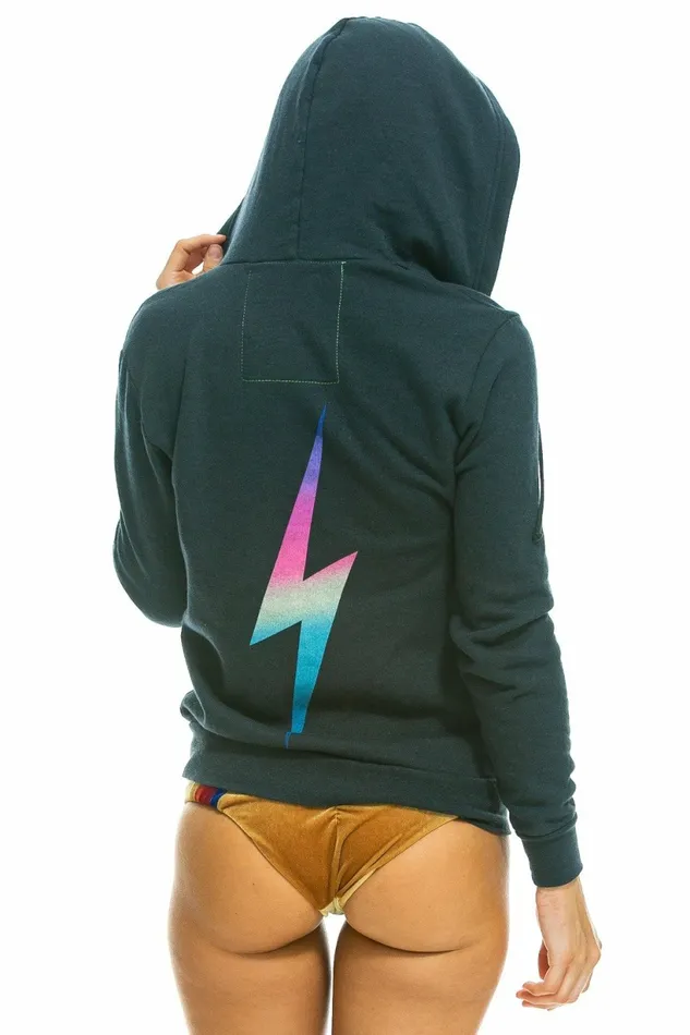 Women BOLT HOODIE 8211 CHARCOAL RAINBOW PINK Aviator Nation BoltCollection Women BOLT HOODIE 8211 CHARCOAL RAINBOW PINK Aviator Nation BoltCollection