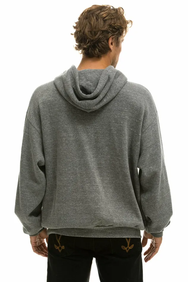 Women BOLT STITCH RELAXED PULLOVER HOODIE W POCKET ZIPPERS 8211 HEATHER BLACK Aviator Nation BoltCollection Women BOLT STITCH RELAXED PULLOVER HOODIE W POCKET ZIPPERS 8211 HEATHER BLACK Aviator Nation BoltCollection